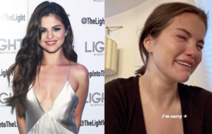 An image of Selena Gomez at a public event or in an advocacy setting, symbolizing her ongoing commitment to immigrant rights and activism.